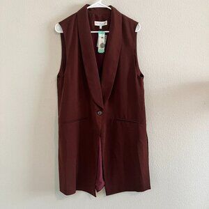 Current Air Los Angeles Sophia Workwear Vest- Sz XL (NWT)